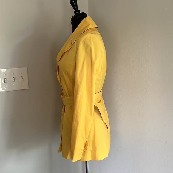 Talbots petite yellow rain jacket - Picture 2 of 10
